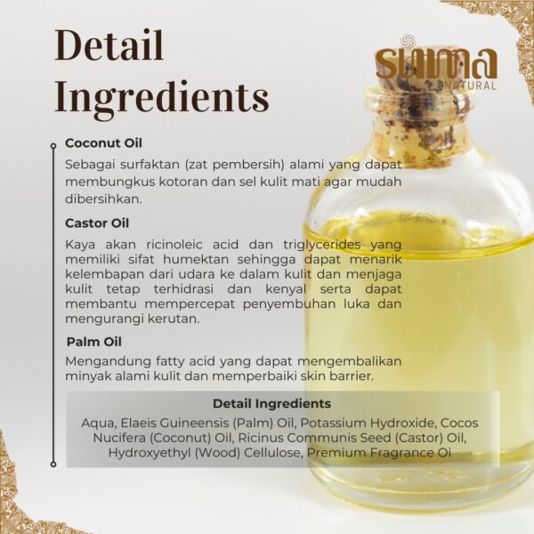 Suma Natural Multipurpose Soap - Sabun Alami & Multifungsi | Sabun Jerawat Punggung, Eczema, Eksim, Psoriasis & Sensitif, No SLS/SLES, No Detergent, No Paraben, No Triclosan, No Synthetic, No Foaming Agents. Body Wash Tubuh Gatal Mandi Berminyak Berjerawat - Image 6