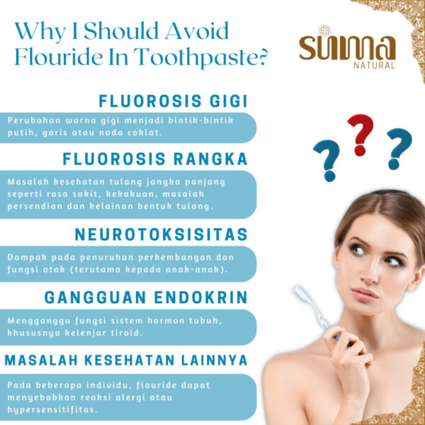 Suma Natural Remineralizing Toothpaste | Pasta Gigi Alami, Gigi Ngilu & Bau Mulut | Flouride Free - Image 2