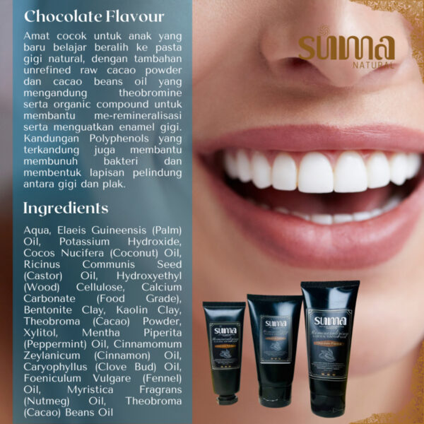Suma Natural Remineralizing Toothpaste | Pasta Gigi Alami, Gigi Ngilu & Bau Mulut | Flouride Free - Image 7